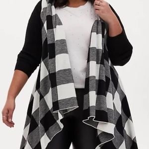 *GRAY* DRAPE FRONT CARDIGAN VEST